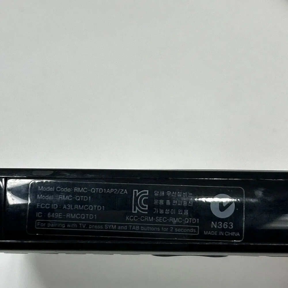 Samsung FLIP 2 in 1 Qwerty Smart TV Keyboard Remote Model RMC-QTD1 Untested
